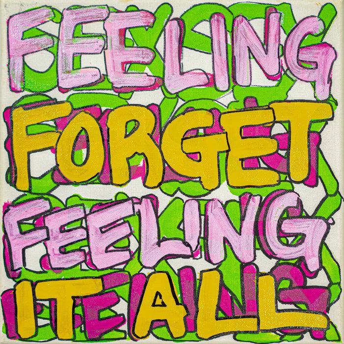 Feelings - 10" x 10" Oil and Acrylic Paint on Canvas