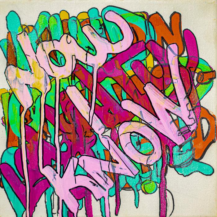 Now I Know - 10" x 10" Oil and Acrylic Paint on Canvas