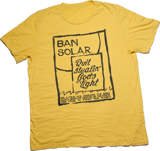 Ban Solar - Screenprint on T-shirt