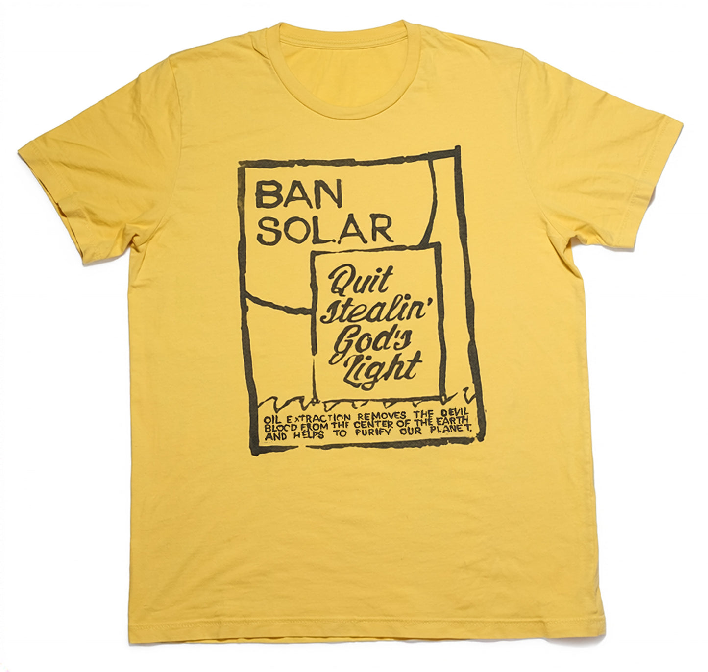 Ban Solar - Screenprint on T-shirt