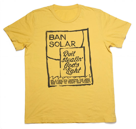 Ban Solar - Screenprint on T-shirt