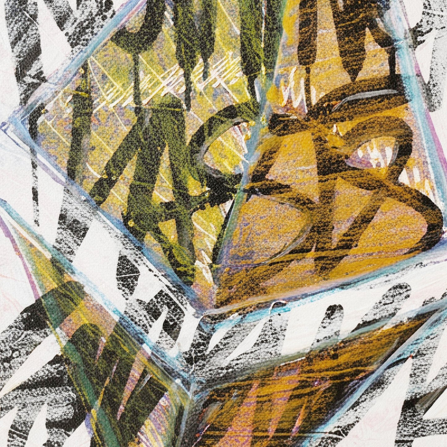 nothing lasts forever (ethereum) - 16" x 20" Mixed Media on Canvas