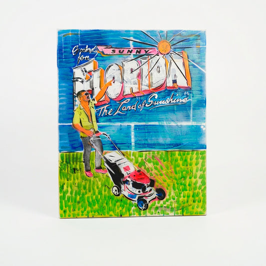 Florida #2 - good - 16" x 20" Mixed Media on Canvas