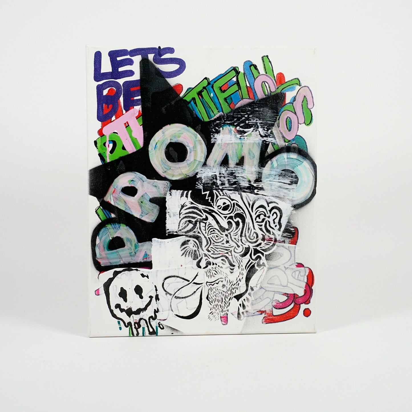 promo - 16" x 20" Mixed Media on Canvas