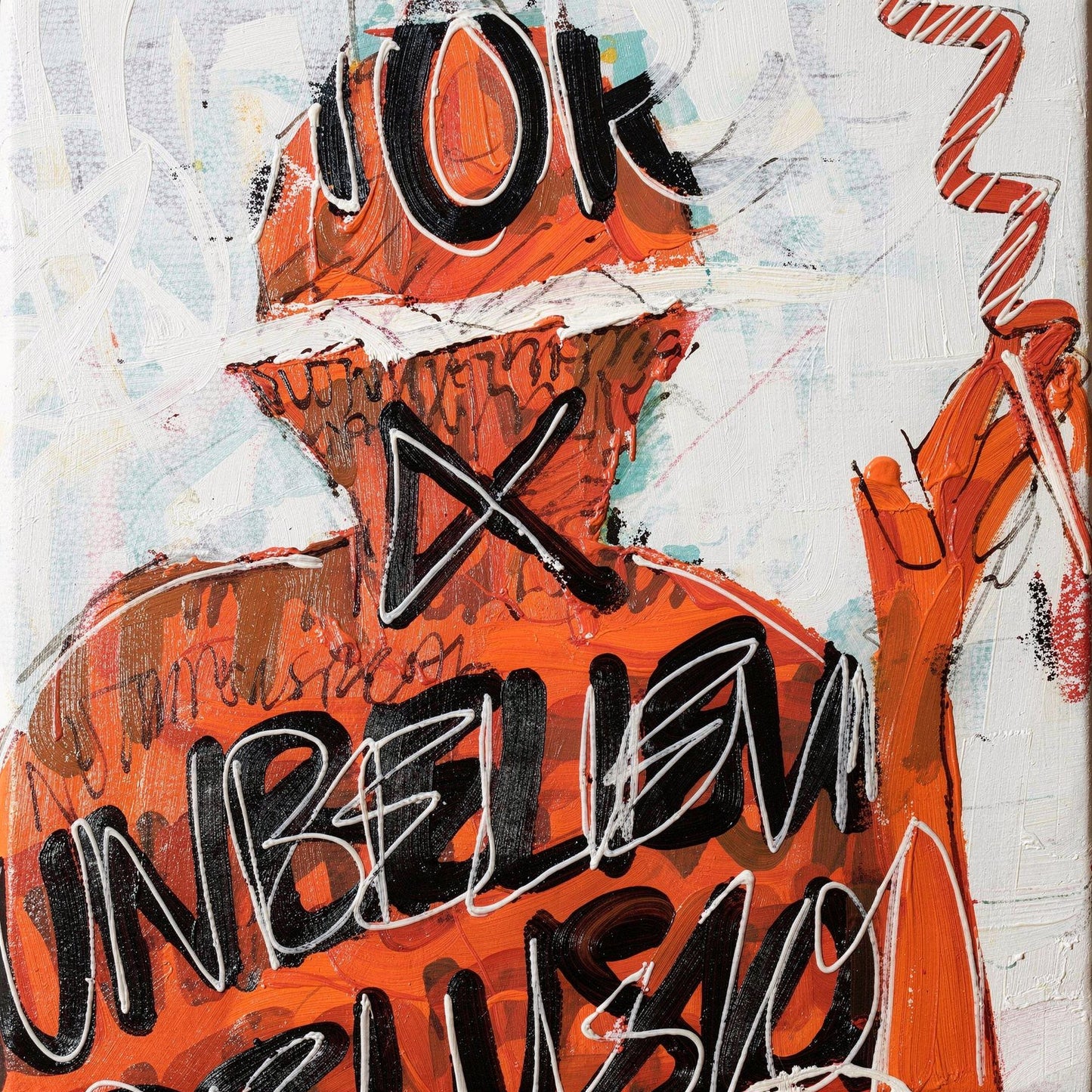 unbelievable delusion - 16" x 20" Mixed Media on Canvas