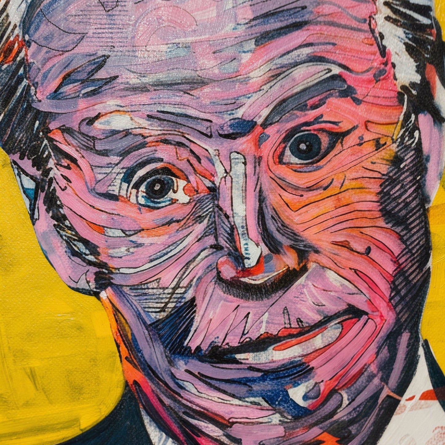 hope for change - biden - 16" x 20" Mixed Media on Canvas
