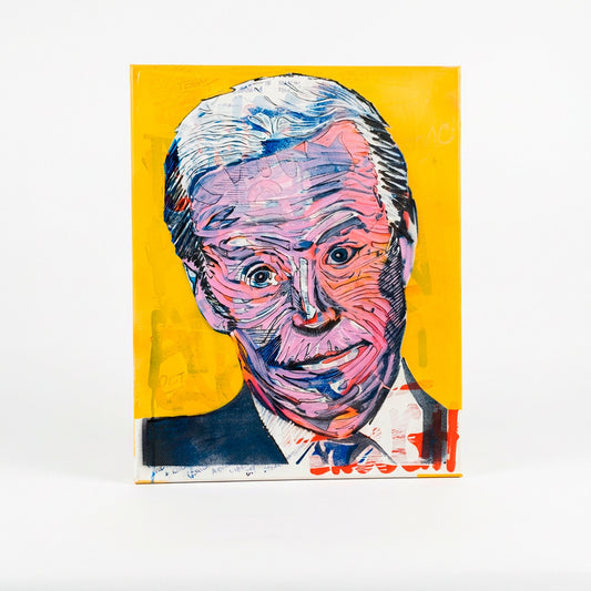 hope for change - biden - 16" x 20" Mixed Media on Canvas