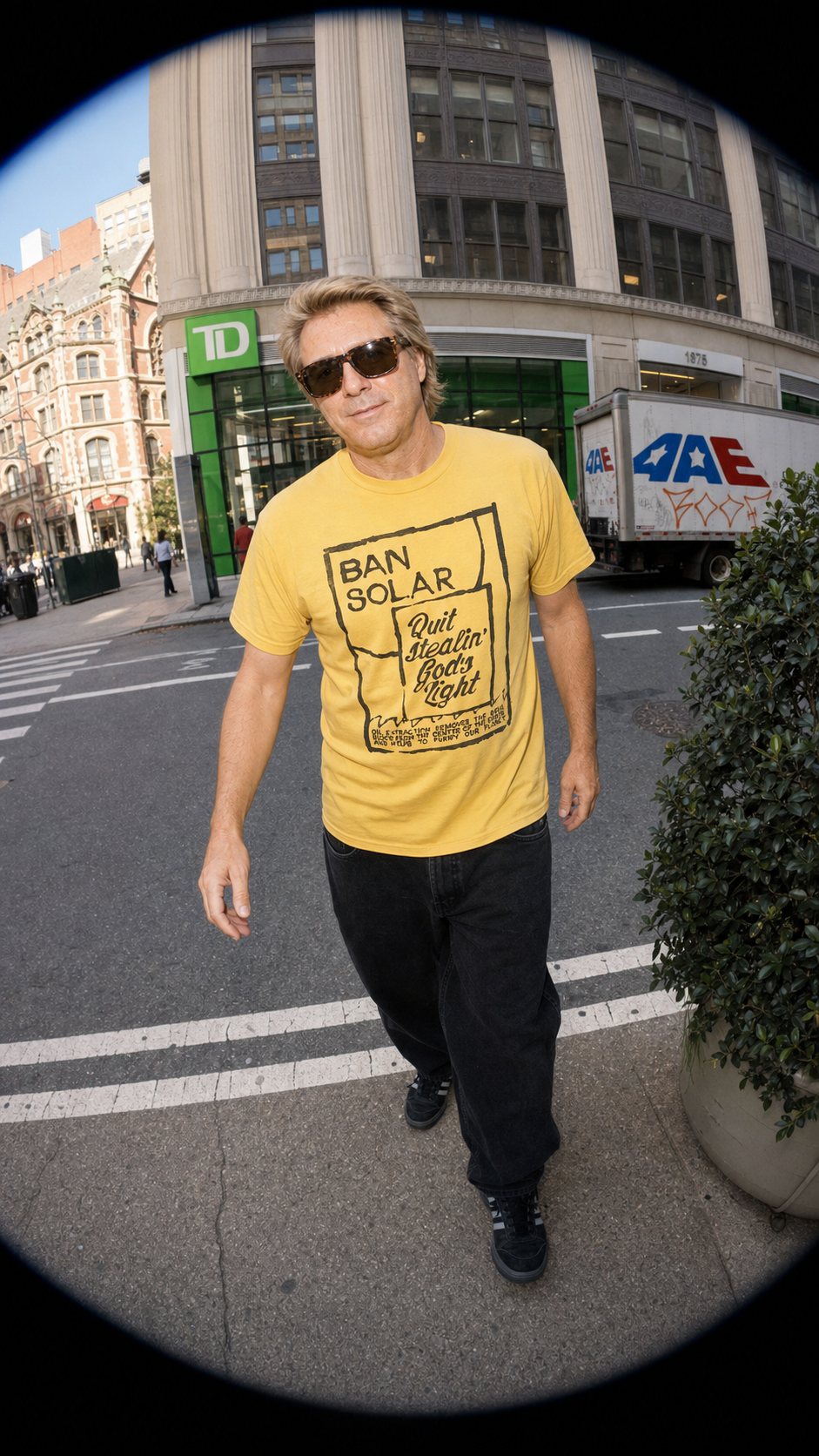 Ban Solar - Screenprint on T-shirt