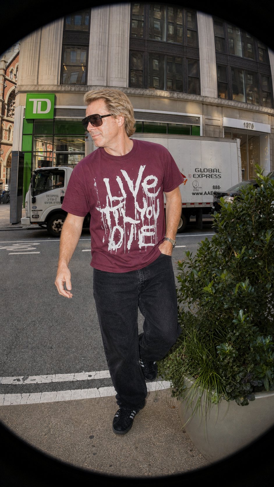 Live Til You Die - Screenprint on T-shirt