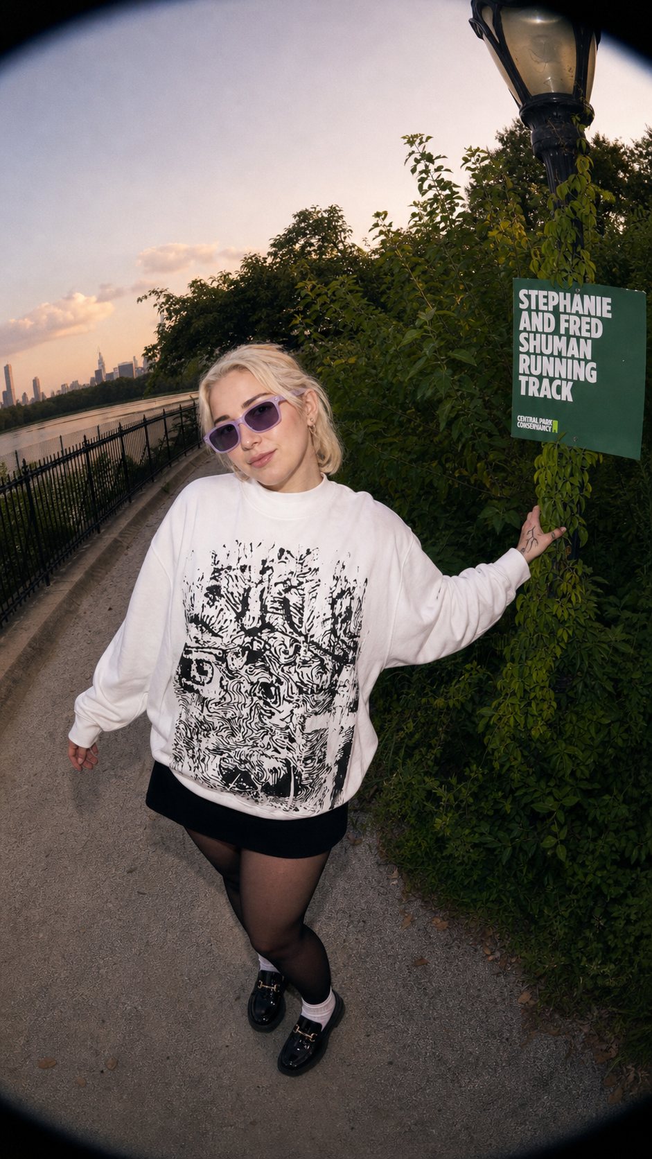 Peace Out - Screenprint on Sweater