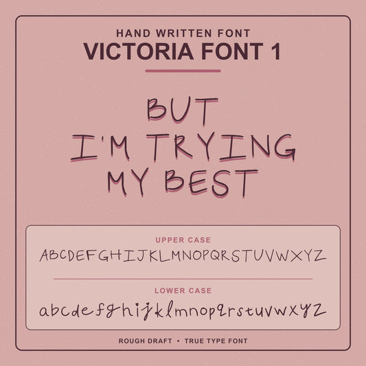 Victoria Font 1 - Handwritten Font