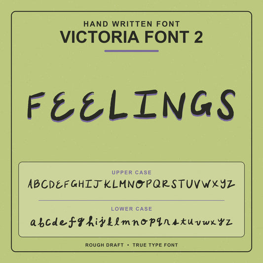 Victoria Font 2 - Handwritten Font