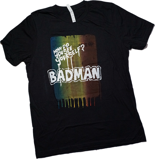Badman - Screenprint on T-shirt